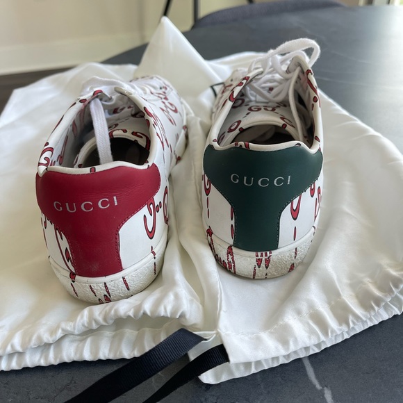 Gucci GG Ace Sneakers Size 8 - Picture 5 of 10